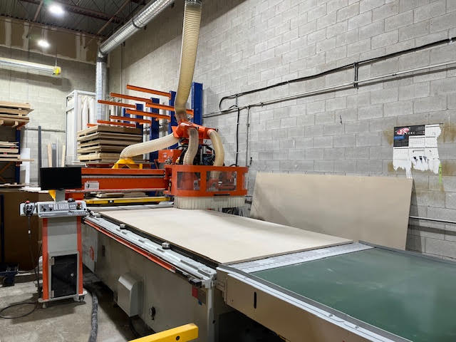 Used Anderson 2022 Omnitech Selexx Pal 5 x 10 CNC Router ATC and MDrill ...